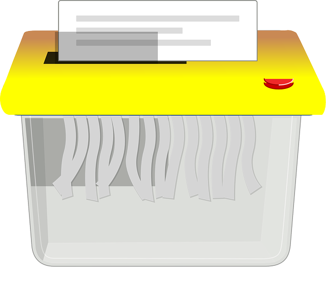 ilustrace skartovačky